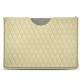 Pochette cuir Microsoft Surface Pro 6 - Beige - Couture ( Nappa - Pantone 7502C ) 