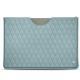 Pochette cuir Microsoft Surface Pro 6 - Bleu ciel - Couture ( Nappa - Pantone 277C ) 