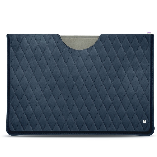 Funda de piel Microsoft Surface Pro 6Jean vintage - Couture ( Pantone #2f414f  ) 