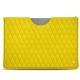 Microsoft Surface Pro 6 leather pouch - Jaune fluo - Couture