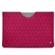 Pochette cuir Microsoft Surface Pro 6 - Rose fluo - Couture