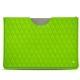 Custodia in pelle Microsoft Surface Pro 6 - Vert fluo - Couture