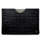 Custodia in pelle Microsoft Surface Pro 6 - Crocodile nero