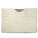 Pochette cuir Microsoft Surface Pro 6 - Blanc escumo - Couture