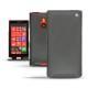 Custodia in pelle Nokia Lumia 1520  - Noir ( Nappa - Black ) 