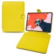 Apple iPad Pro 11" (2018) leather case - Jaune fluo