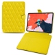 硬质真皮保护套 Apple iPad Pro 11" (2018) - Jaune fluo - Couture