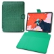 Apple iPad Pro 11" (2018) leather case - Crocodile pino