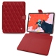 Apple iPad Pro 12.9" (2018) leather case - Rouge - Couture ( Nappa - Pantone 199C ) 