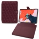 Housse cuir Apple iPad Pro 12.9" (2018) - Lie de vin - Couture ( Pantone 5115C ) 