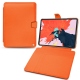Apple iPad Pro 12.9" (2018) leather case - Orange fluo