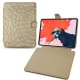 Apple iPad Pro 12.9" (2018) leather case - Autruche desert