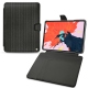 Housse cuir Apple iPad Pro 12.9" (2018) - Abaca nero