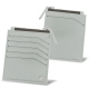 Carteira para bilhete de identidade - Anti-RFID / NFC - Gris ( Nappa - Pantone W428C ) 