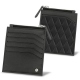 Wallet for idendity card - Anti-RFID / NFC - Noir - Couture ( Nappa - Black ) 