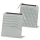 Carteira para bilhete de identidade - Anti-RFID / NFC - Gris - Couture ( Nappa - Pantone W428C ) 
