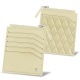 Brieftasche für Ausweis - Anti-RFID / NFC - Beige - Couture ( Nappa - Pantone 7502C ) 