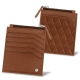 フランス身分証明書 - 対RFID/NFC - Marron - Couture ( Nappa - Pantone 1615C ) 