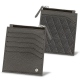 Carteira para bilhete de identidade - Anti-RFID / NFC - Anthracite - Couture ( Pantone 424C ) 