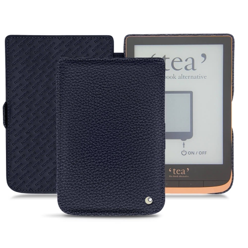 Estojo de couro PocketBook Touch HD 3 - Tea Touch HD Plus : Estojo de couro para e-readers e comprimidos na NoreveCobalt ( Pantone #2b253f ) 