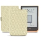 Custodia in pelle PocketBook Touch HD 3 - Tea Touch HD Plus - Ivoire - Couture ( Sleek P C12 - White ) 