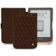 Housse cuir PocketBook Touch HD 3 - Tea Touch HD Plus - Châtaigne - Couture ( Pantone 476C ) 