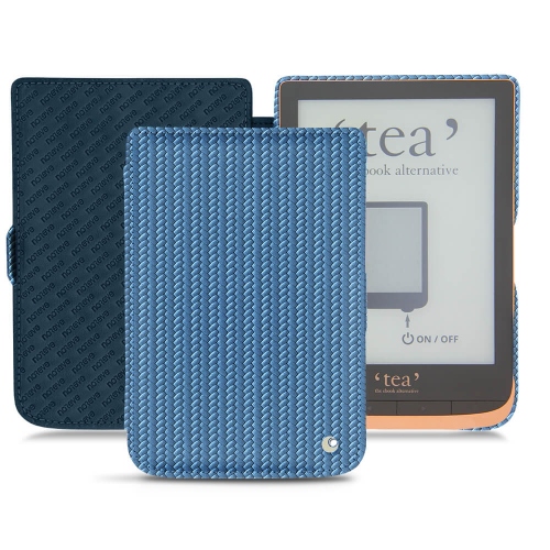 Leather Case PocketBook Touch HD 3 - Tea Touch HD Plus : Leather case for e-readers and tablets on NoreveAbaca ishia ( Pantone #395775 ) 