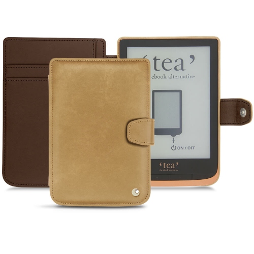 PocketBook Touch HD 3 - Tea Touch HD Plus leather caseSable vintage ( Pantone #9b7340 ) 