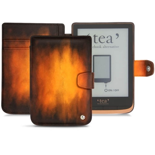 硬质真皮保护套 PocketBook Touch HD 3 - Tea Touch HD PlusFauve Patine
