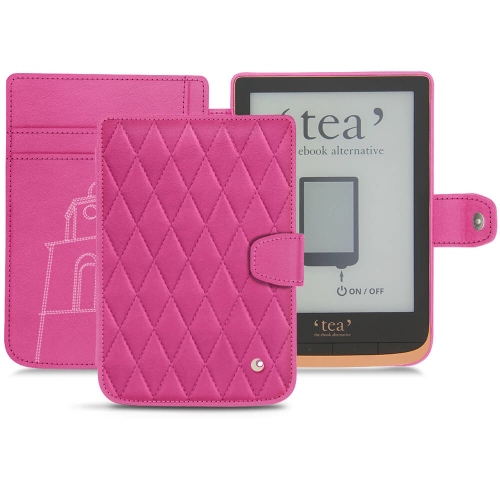 가죽 커버 PocketBook Touch HD 3 - Tea Touch HD PlusRose BB - Couture ( Pantone #DB599F )