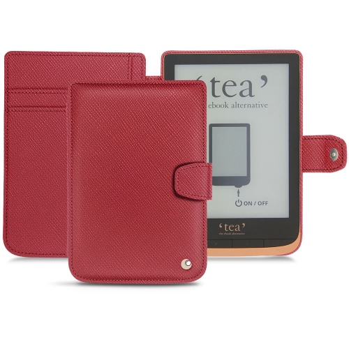 PocketBook Touch HD 3 - Tea Touch HD Plus : Protection pour liseuses et tablettes sur NoreveRouge passion ( Pantone #a6192e ) 