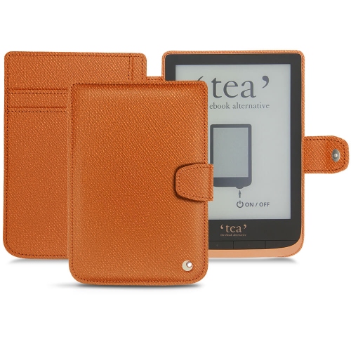 Funda de piel PocketBook Touch HD 3 - Tea Touch HD PlusOrange vibrant ( Pantone #e36b39 ) 