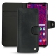 Samsung Galaxy S10+ leather case - Dark vintage ( Roughtcut - Black#5256 ) 