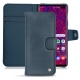 Funda de piel Samsung Galaxy S10+ - Jean vintage ( Roughtcut - Pantone 285U  ) 