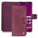 Housse cuir Samsung Galaxy S10+ - Prune vintage ( Pantone 512C ) 
