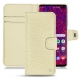 レザーケース Samsung Galaxy S10+ - Ivoire ( Sleek P C12 - White ) 