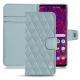 Funda de piel Samsung Galaxy S10+ - Bleu ciel - Couture ( Nappa - Pantone 277C ) 