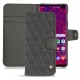 Capa em pele Samsung Galaxy S10+ - Anthracite - Couture ( Pantone 424C ) 