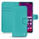 Lederschutzhülle Samsung Galaxy S10+ - Bleu fluo