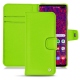 レザーケース Samsung Galaxy S10+ - Vert fluo