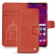 Custodia in pelle Samsung Galaxy S10+ - Arange clouquié