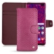 Custodia in pelle Samsung Galaxy S10+ - Serpent ciclamino