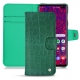 Custodia in pelle Samsung Galaxy S10+ - Crocodile pino