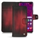 Samsung Galaxy S10+ leather case - Rouge Patine
