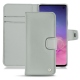 Funda de piel Samsung Galaxy S10 - Gris ( Nappa - Pantone W428C ) 