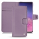 Lederschutzhülle Samsung Galaxy S10 - Lilas ( Nappa - Pantone 2645U ) 