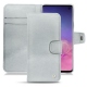 Lederschutzhülle Samsung Galaxy S10 - Platinium ( Pantone 877C ) 
