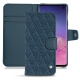 Custodia in pelle Samsung Galaxy S10 - Indigo - Couture ( Pantone 303U ) 