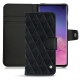 Samsung Galaxy S10 leather case - Dark vintage - Couture