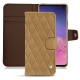 Capa em pele Samsung Galaxy S10 - Sable vintage - Couture
